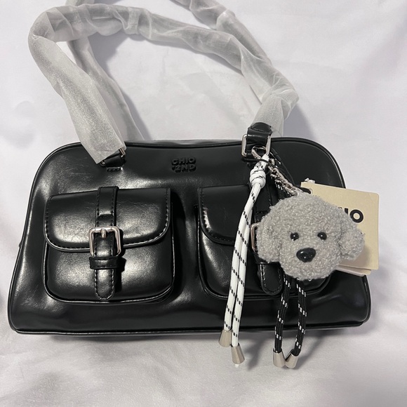 Brand new Retro Boston Black Handbag - Picture 3 of 8